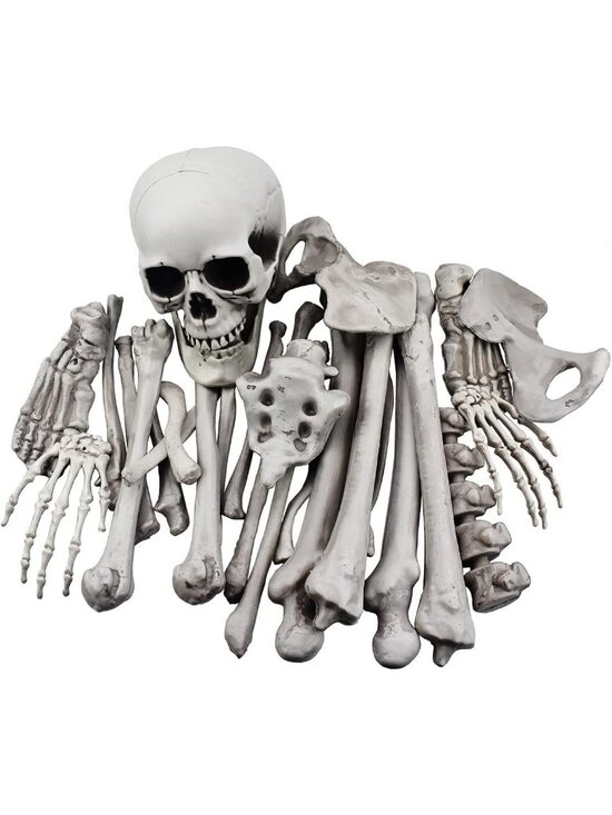 Other - 🎃Halloween Decor 28 Pieces Skeleton Bones and Skull Spooky Graveyard Ground